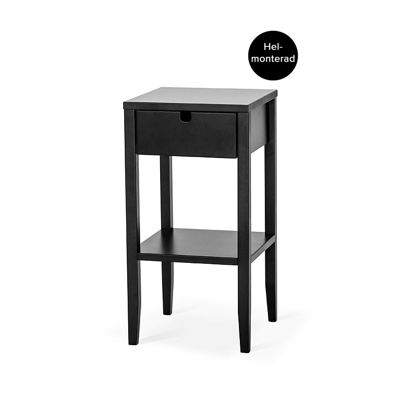 KLINTE sängbord svart